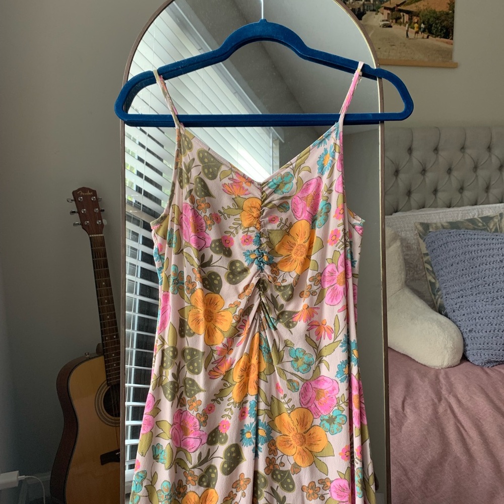 Floral Spaghetti Strap Dress